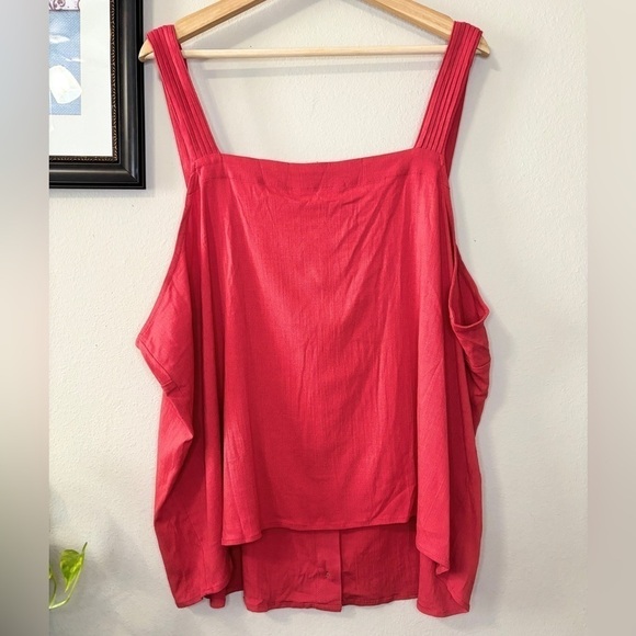 New Market & Spruce Tenley Sleeveless Button Down Blouse size 2X - 3X - Picture 4 of 8